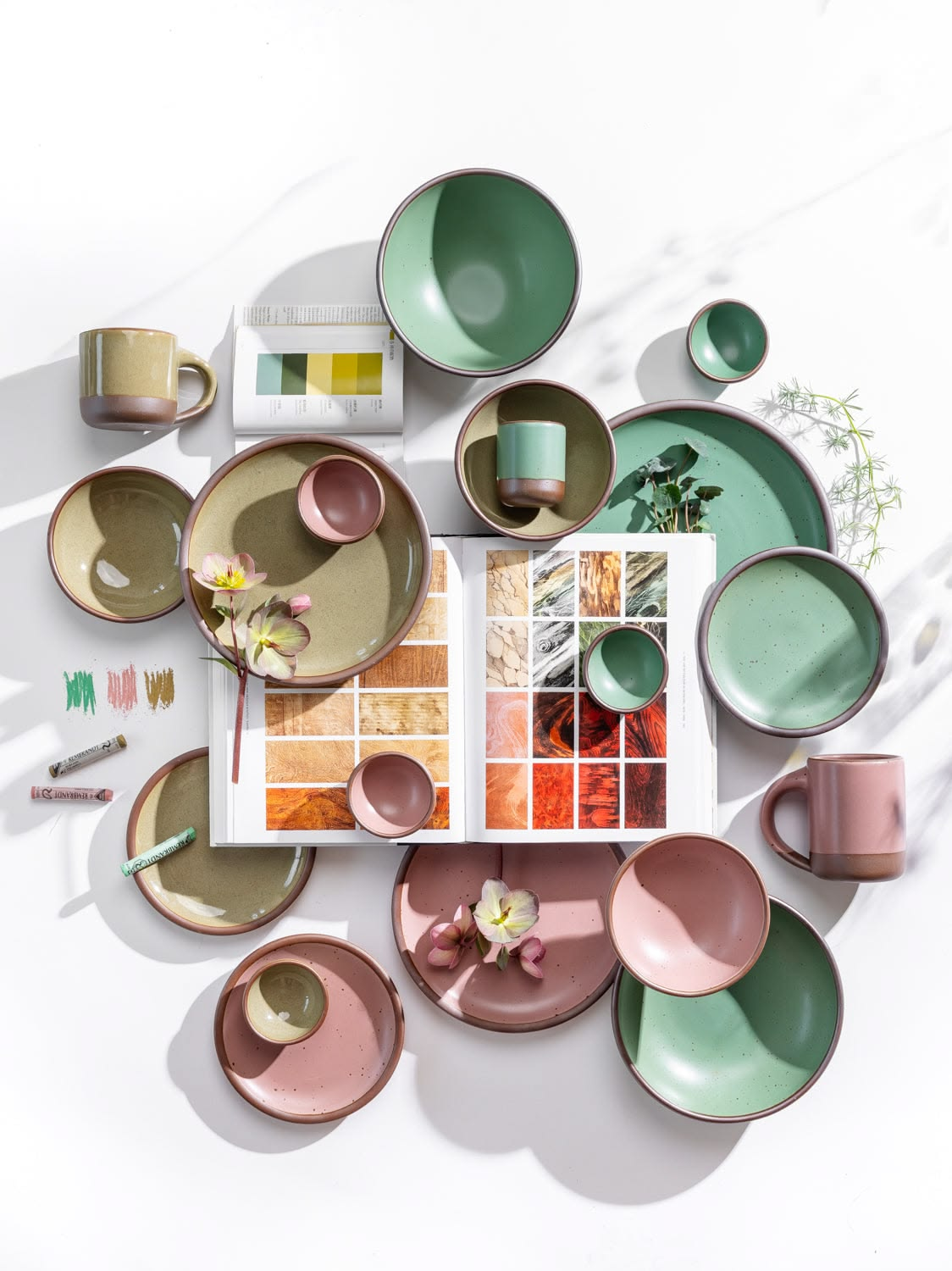 Coloured Crockery — 10 Colors cover